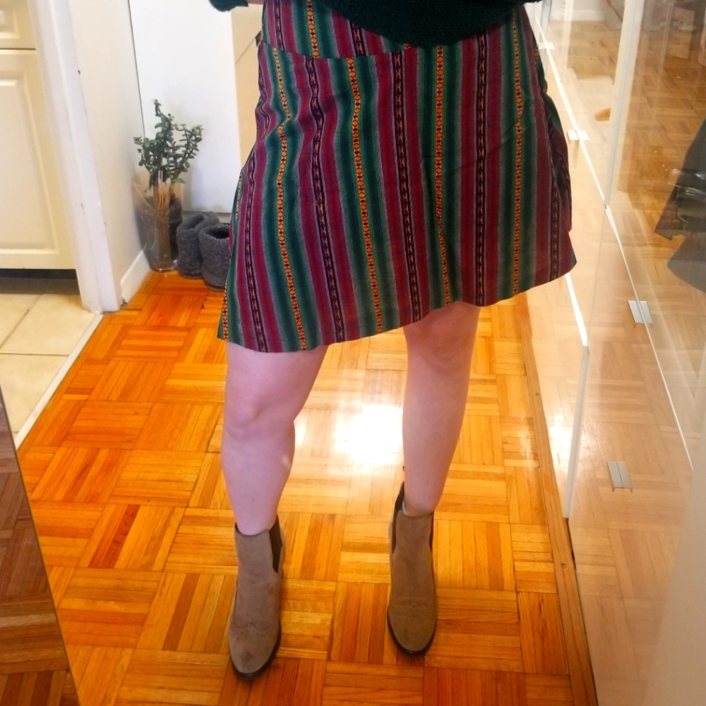 Handmade (by me) Striped Skirt